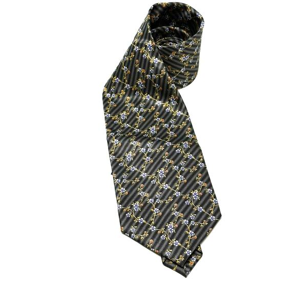 Faberge Vintage Floral Silk Tie - Picture 1 of 5
